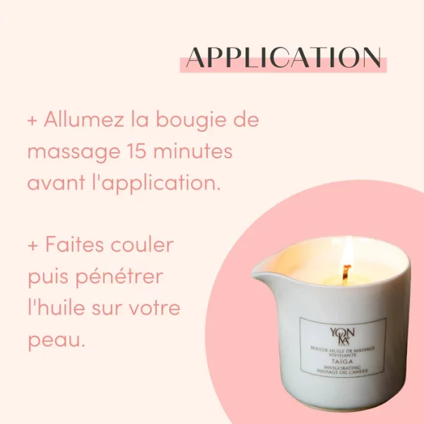 BOUGIE DE MASSAGE TAÏGA – Image 2